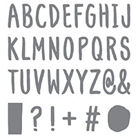 Layered Letters Alphabet Photopolymer Stamp by Stampin' Up!