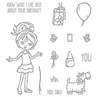 Hey, Girl Photopolymer Stamp Set by Stampin' Up!