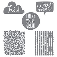 I Think You're Great Wood-Mount Stamp Set by Stampin' Up!