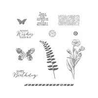 Butterfly Basics Wood Stamp Set