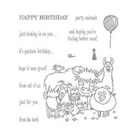 From the Herd Wood Stamp Set by Stampin' Up!