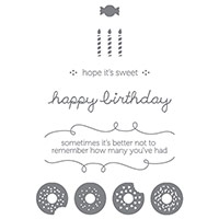 Sprinkles on Top Clear-Mount Stamp Set by Stampin' Up!
