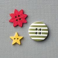 Home for Christmas Designer Buttons by Stampin' Up!