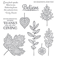 Lighthearted Leaves Photopolymer Stamp Set by Stampin' Up!