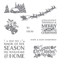 Cozy Christmas Clear-Mount Stamp Set by Stampin' Up!