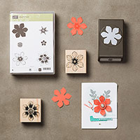 Beautiful Bunch Wood-Mount Bundle by Stampin' Up!