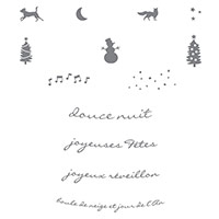 Ode à Noël Clear-Mount Stamp Set (French) by Stampin' Up!