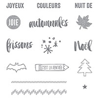 Project Life Instantané de saison 2015 Photopolymer Stamp Set (French) by Stampin' Up!