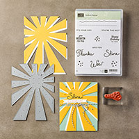 Sunburst Sayings Clear-Mount Bundle by Stampin' Up!