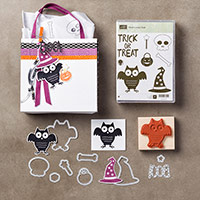 Howl-o-ween Treat Wood-Mount Bundle by Stampin' Up!
