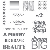 Enjoy the Little Things Photopolymer Stamp Set by Stampin' Up!