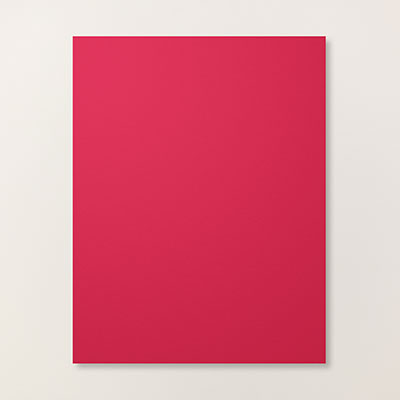 Real Red 8-1/2X11 Card Stock
