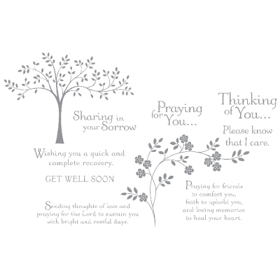 Image result for thoughts and prayers stampin up