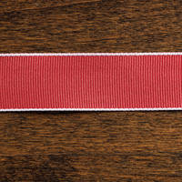 Cherry Cobbler 1" Grosgrain Stitched Edge Ribbon