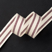 Blackberry Bliss 5/8 Striped Cotton Ribbon by Stampin' Up!