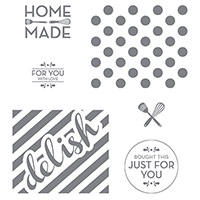 Homemade for You Wood-Mount Stamp Set