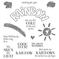 Over the Rainbow Photopolymer Stamp Set