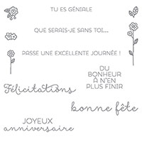 Souhaits champêtres Clear-Mount Stamp Set (French) by Stampin' Up!