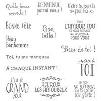 Les grands événements Clear-Mount Stamp Set (French) by Stampin' Up!