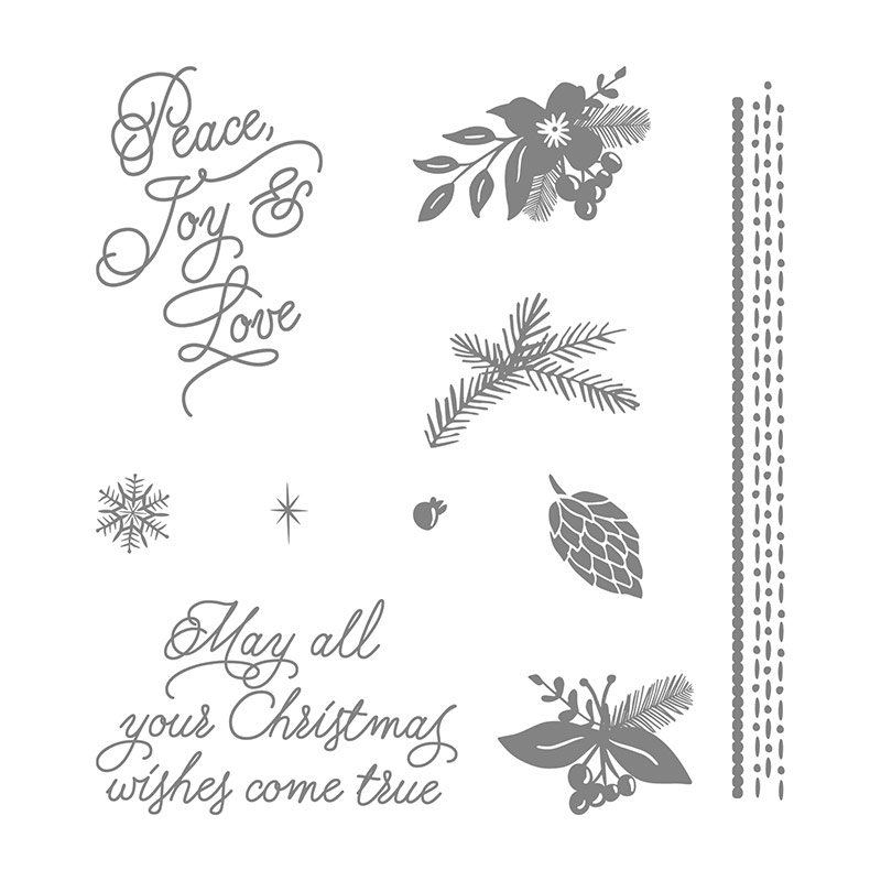 Peace This Christmas Clear-Mount Stamp Set