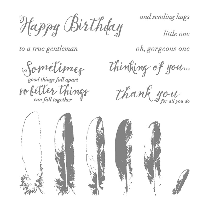 Feather Together Photopolymer Stamp Set