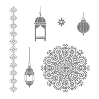 Moroccan Nights Clear-Mount Stamp Set
