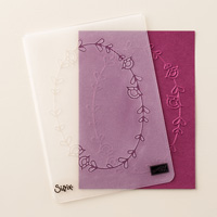 Pretty Paisleys Textured Impressions Embossing Folder