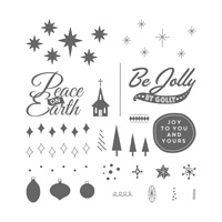 Be Jolly, By Golly Photopolymer Stamp Set