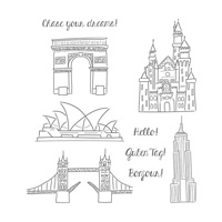 Chase Your Dreams Wood-Mount Stamp Set
