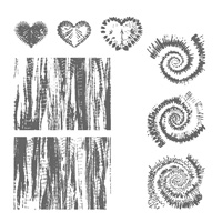 Tie Dyed Photopolymer Stamp Set