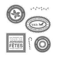 Des tonnes de joie Clear-Mount Stamp Set (French)