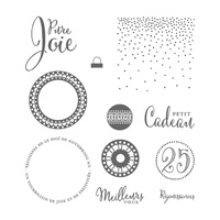 Meilleurs vœux Clear-Mount Stamp Set (French)