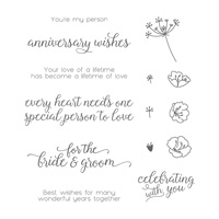 Falling for You Wood-Mount Stamp Set