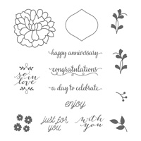 So in Love Wood-Mount Stamp Set