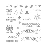 Cousu avec joie Photopolymer Stamp Set (French)
