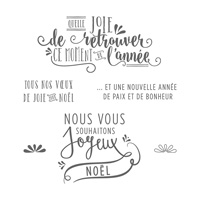 Joyeuse année Clear-Mount Stamp Set (French)
