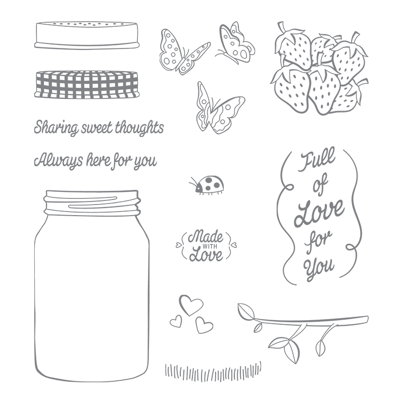 Sharing Sweet Thoughts Clear-Mount Stamp Set