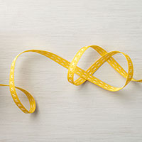 Daffodil Delight 1/4 Double-Stitched Ribbon