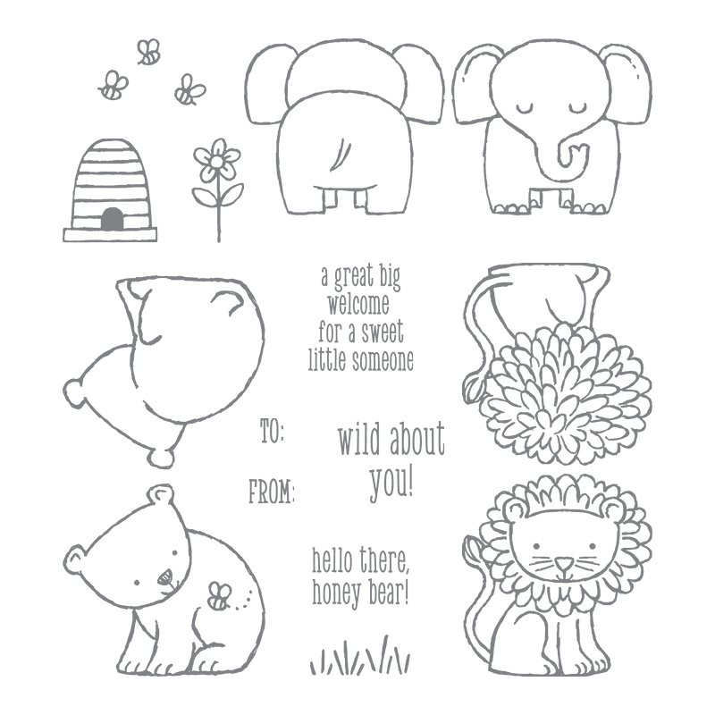 A Little Wild Clear-Mount Stamp Set