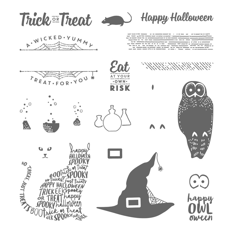 Spooky Cat Photopolymer Stamp Set
