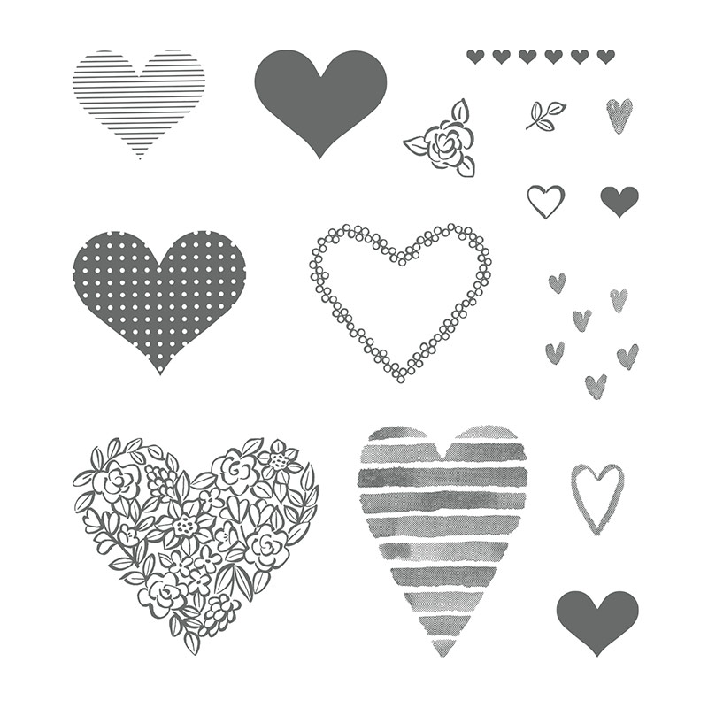 Heart Happiness Photopolymer Stamp Set