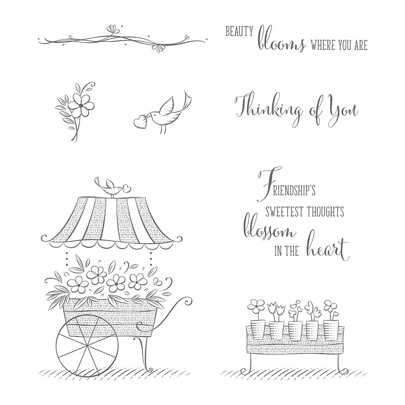 Friendship's Sweetest Thoughts Clear-Mount Stamp Set