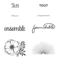Simplement formidable Clear-Mount Stamp Set (French)